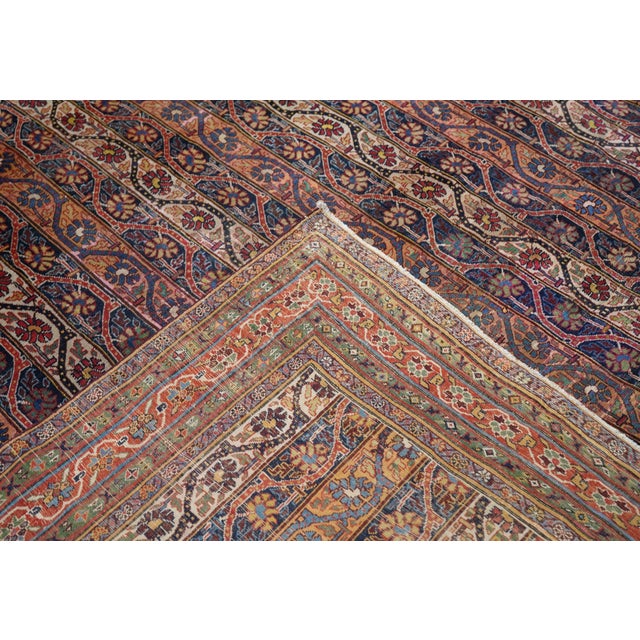 Fine Antique Tribal Qashqai Rug 8'4'' X 15'4'' For Sale - Image 11 of 11