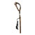 Antique 19th Century Handmade Tooled Sterling Silver Wood Walking Stick Cane For Sale