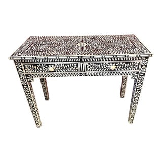 Arhaus Inlaid Bone Vanity Table For Sale