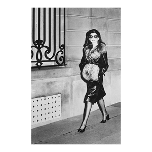 Comme Jackie O, Paris 1972 by Helmut Newton Vintage Silver Gelatin Print