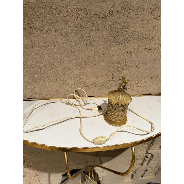 Vintage Matson Gold Tone Electric Vanity Light Lamp For Sale - Image 13 of 13