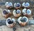 Vintage Sliced Shell Napkin Holders - Set of 8 For Sale - Image 11 of 12