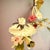 Cream Italian Floral Tôle Peinte Candle Sconces, a Pair For Sale - Image 8 of 18