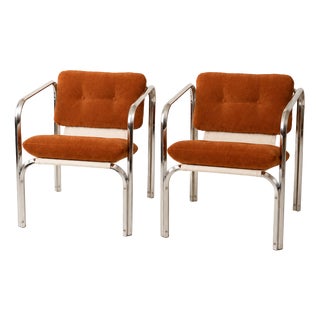 Italian Lounge Chairs, 1970s, Set of 2 For Sale