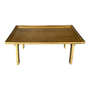 Italian Gilded Wood Tray on Legs by Labrazel