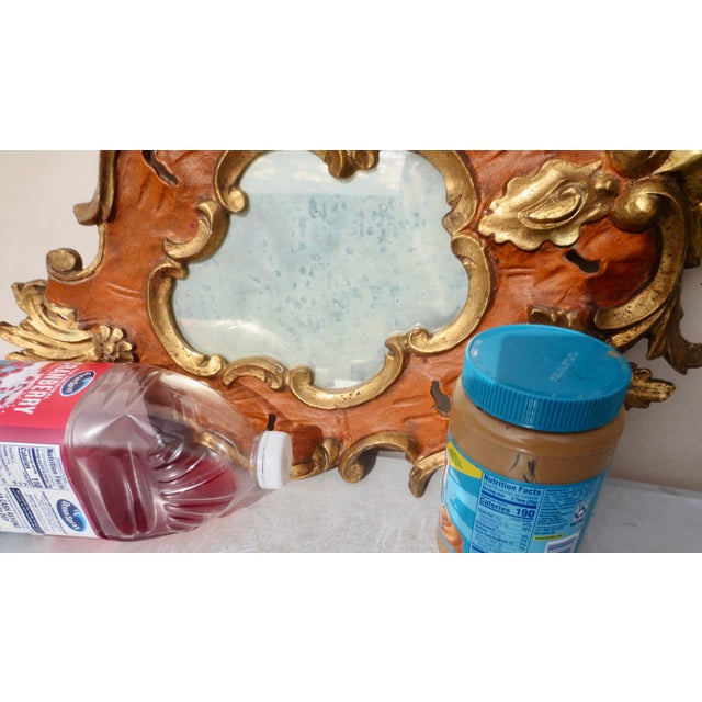 Vintage Spanish Colonial Baroque Style Mirror Circa 80s For Sale - Image 12 of 14