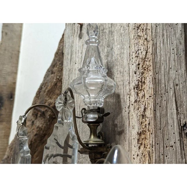 Silver Antique Wall Sconces, Set of 2 For Sale - Image 8 of 10