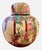 Rose Medallion ginger jar. Features classic ovoid “ginger jar” shape with a domed lid, ending in a raised finial like cap....