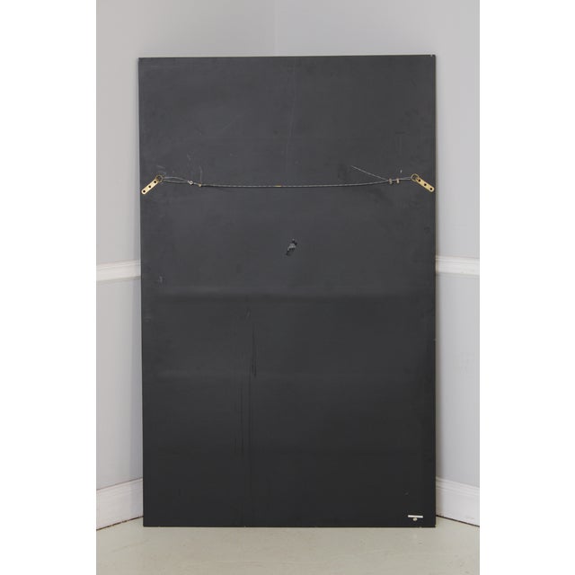 Maitland Smith Painted Tapestry Design Wall Panel For Sale - Image 14 of 14