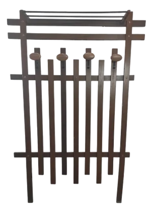Wooden Wall Hanger for Clothes and Accessories, 1980s