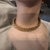 A 2000s Costume Jewelry Gilt Metal Italian Choker Necklace For Sale - Image 11 of 14