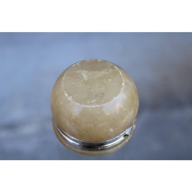 Mid-Century Modern Small Alabaster Jewelry Box with Italian Decoration, 1960s For Sale - Image 3 of 6