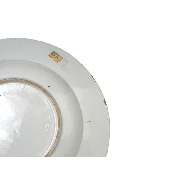 18thC.English Delft Fazackerley Plate Charger, 1740-1760 For Sale In New York - Image 6 of 7