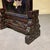 Wood Vintage Chinese Rosewood Table Screen With Mother-of-Pearl Inlay, Koi Fish Motif For Sale - Image 7 of 10