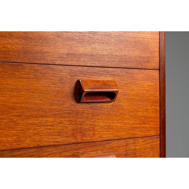 Chest of Drawers in Teak by Børge Mogensen for Soborg Mobelfabrik, Denmark, 1960s For Sale - Image 10 of 13