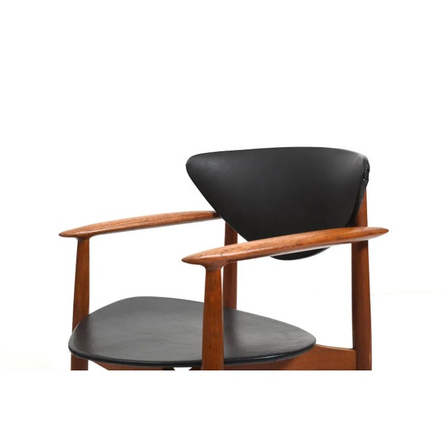 1950s Teak Armchair by Erik Wørts for Norden Møbelfabrik, 1950s For Sale - Image 5 of 11