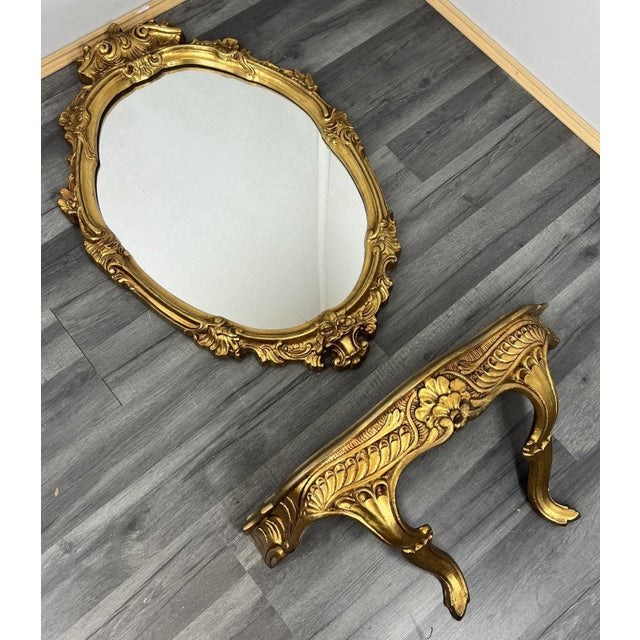 MEASUREMENTS: HIGH- 76 cm WIDTH- 49 cm Console : Height : 27cm Width : 55cm Deepth : 23cm