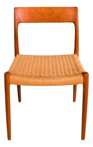 Model 77 Chair in Teak by Niels O. Møller for J.L. Møllers Møbelfabrik