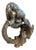 Solid Bronze Sculptural Brass Horse Head Door Knocker For Sale