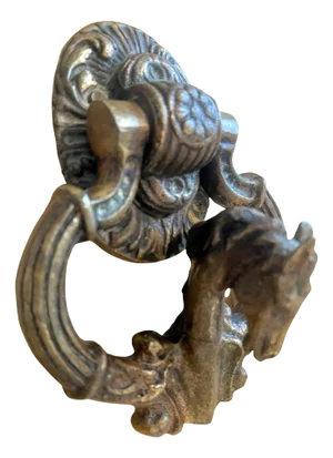 Solid Bronze Sculptural Brass Horse Head Door Knocker