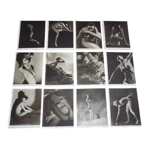 Vintage Mid 20th Century Nude Female Photogravures - Set of 12