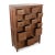 This large wooden locker exudes a palpable essence of history and functionality. Standing 161 cm high, it features a...
