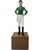 Wood Vintage Equestrian Green Jockey Bookend Statue 13"h For Sale - Image 7 of 7