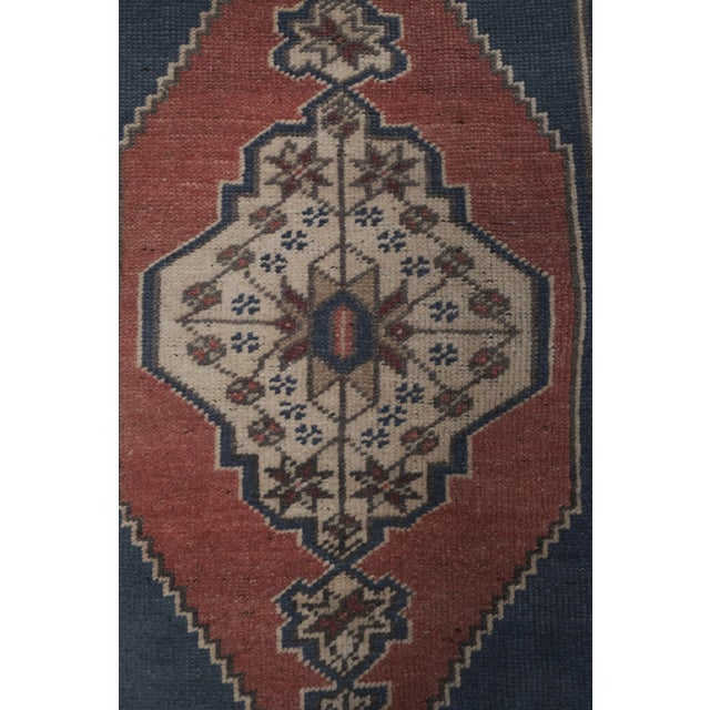 Red Turkish Vintage Handmade Geometric Anatolian Rug - Set of Two For Sale In Philadelphia - Image 6 of 12