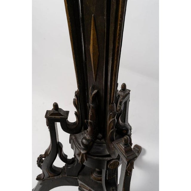 Gold Polychrome Wooden Music Stand, 18th Century For Sale - Image 8 of 10