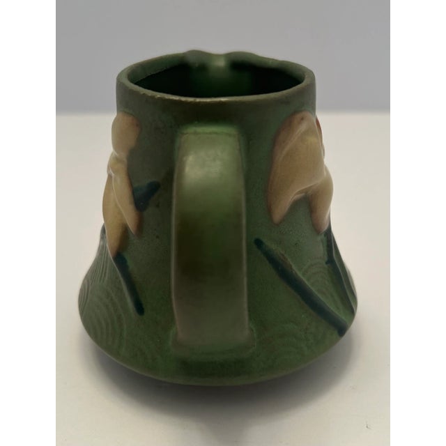 Art Deco Vintage Roseville Pottery Creamer For Sale - Image 3 of 7