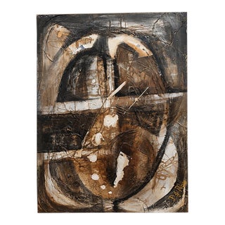 d.g. Ribas Large Abstract Figurative Oil Painting Modern Expressionist Art For Sale