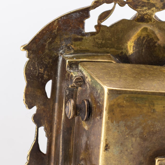 Metal 19th Century English Baroque Revival Brass Perpetual Desk Calendar For Sale - Image 7 of 17