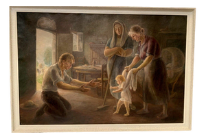 Lively Scene, 20th Century, Oil on Canvas