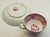 Brick Red Late 19th Century Red Transferware Teacup & Saucer For Sale - Image 8 of 8