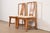 Baker Furniture Company Michael Taylor for Baker Furniture Far East Collection Carved Walnut Dining Chairs, Pair For Sale - Image 4 of 12