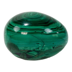Vintage Genuine Malachite Egg Paper Weight