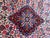 Construction: Hand-knotted, fine kork wool pile on a cotton foundation. This elegant antique Persian Dabir Kashan carpet...