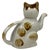 Early 20th Century Chinese Porcelain Cat Teapot With Marks on the Bottom For Sale - Image 4 of 11