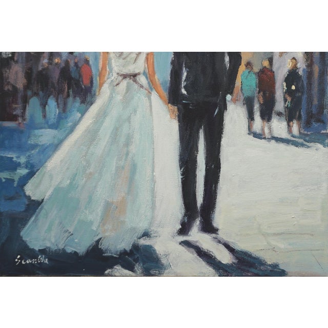 Original Oil Painting of Cityscape For Sale - Image 4 of 5