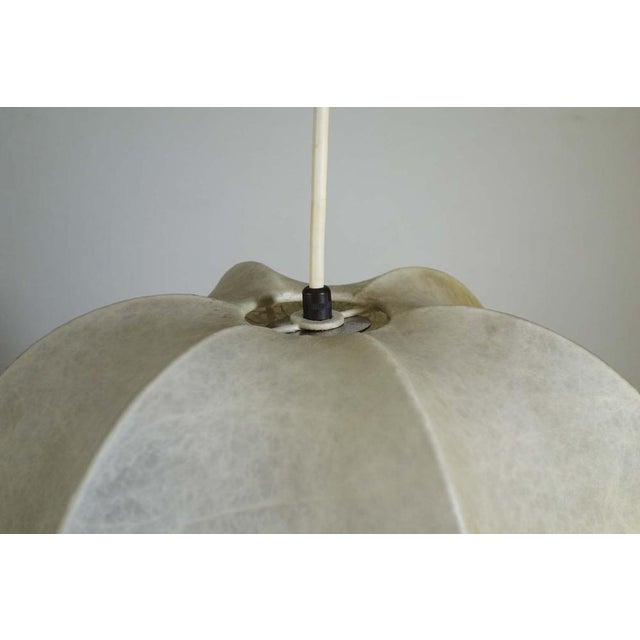 Space Age Italian Cocoon Ceiling Lamp, 1960s For Sale - Image 9 of 14
