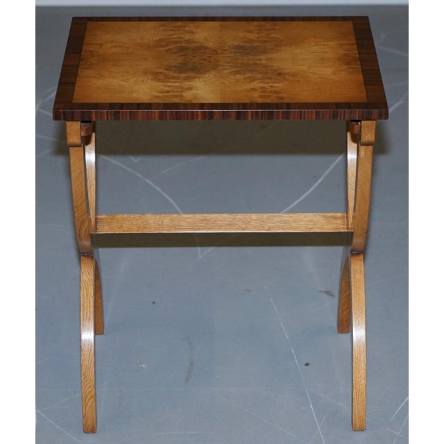 Burl Oak Nesting Tables from Bevan Funnell, Set of 3 For Sale - Image 12 of 18