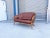 Mid-Century Modern Mid Century Palmwood & Leather Loveseat by Pacific Green For Sale - Image 3 of 12