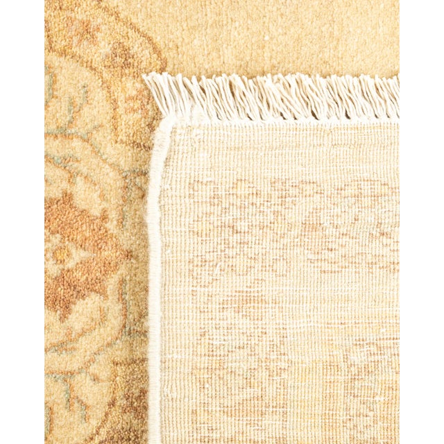 2000 - 2009 Mogul, One-of-a-Kind Hand-Knotted Area Rug - Ivory, 4' 1" x 6' 4" For Sale - Image 5 of 8
