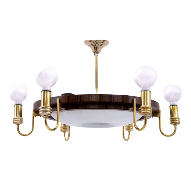 Art Deco Lamp, Poland, 1950s For Sale