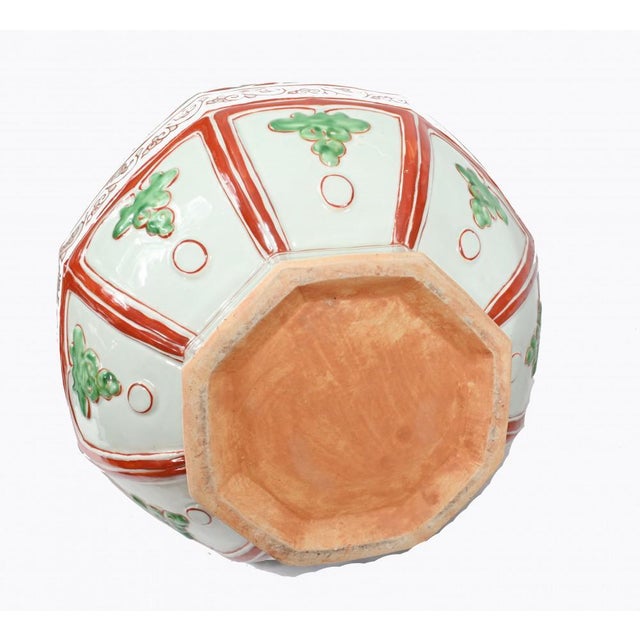 Chinese Qing Ceramic Fish Bowls Vases, Set of 2 For Sale - Image 11 of 12