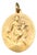 19.2k Gold Our Lady of Mount Carmel and Sacred Heart of Jesus Pendant For Sale