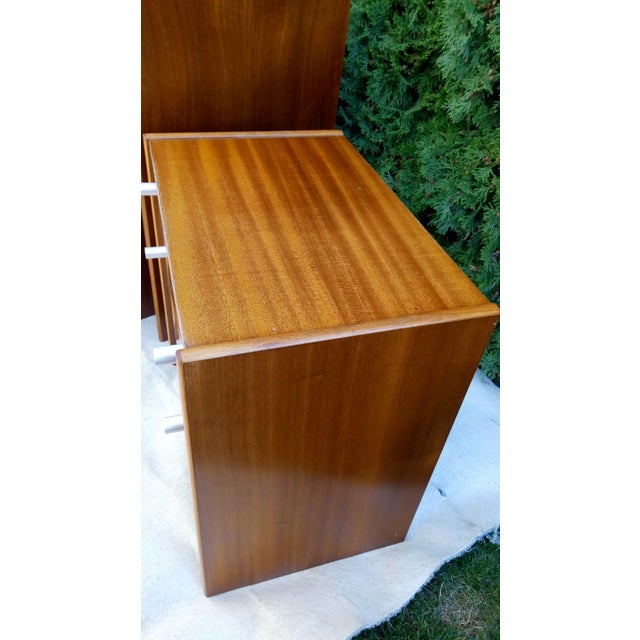 Bedside Tables, Stool and Dressing Table by Jindřich Halabala, 1970s, Set of 4 For Sale - Image 11 of 17