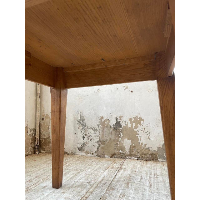 Round Oak Table, 1950s For Sale - Image 18 of 18