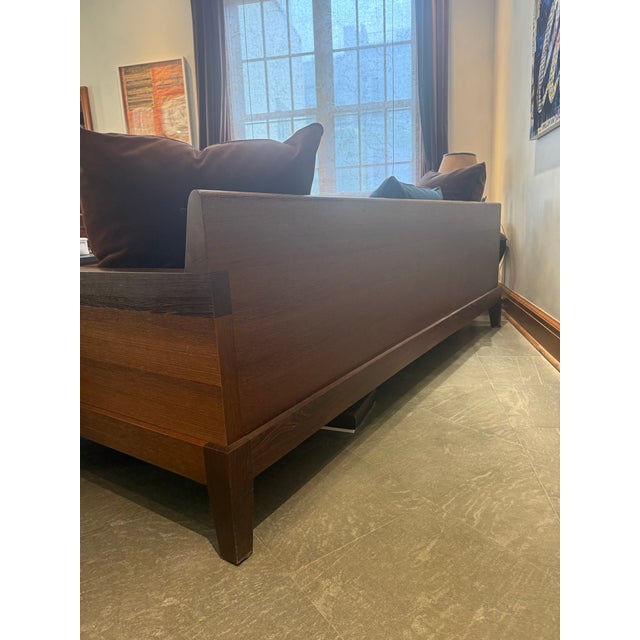 Contemporary Attributed to Christian Liaigre Opium Daybed For Sale - Image 3 of 9