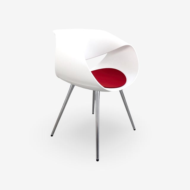 We are offering a beautiful set of four high-quality designer chairs from the premium german manufacturer züco for sale....